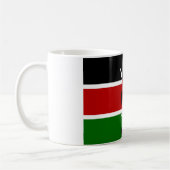Kenia Flag, Afrika Kaffeetasse (Links)