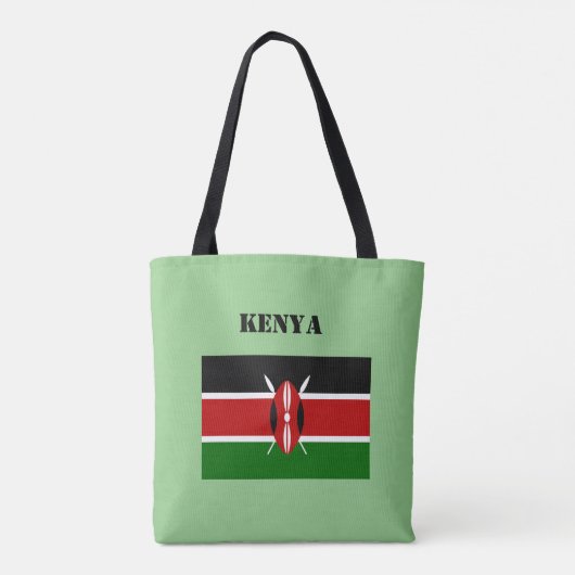 Kenia Flag Afrika Tasche (Rückseite)