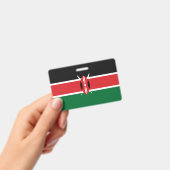 Kenia-Flagge Ausweis (Handheld)