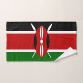 Kenia-Flagge Badhandtuch Set (Handtuch)