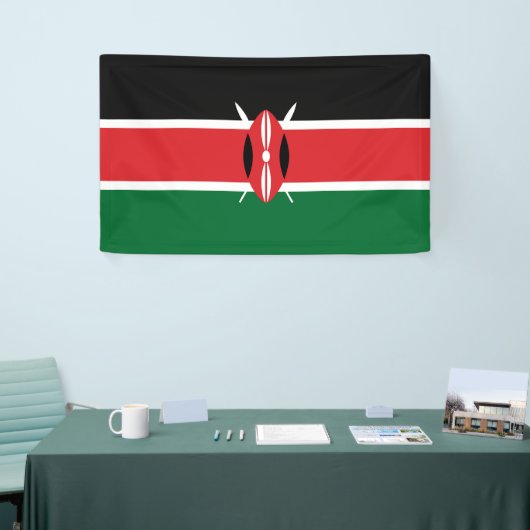 Kenia-Flagge Banner (Messeveranstaltung)