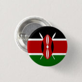 Kenia-Flagge Button (Vorne & Hinten)