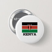 Kenia-Flagge Button (Vorne & Hinten)