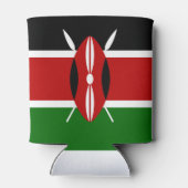 Kenia-Flagge Dosenkühler (Rückseite)