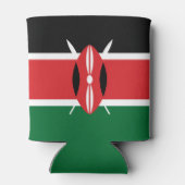 Kenia-Flagge Dosenkühler (Rückseite)