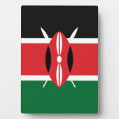 Kenia-Flagge Fotoplatte (Vorderseite)
