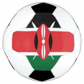 Kenia-Flagge Fußball (Vorderseite)