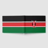 Kenia-Flagge Gästebuch (Voll)