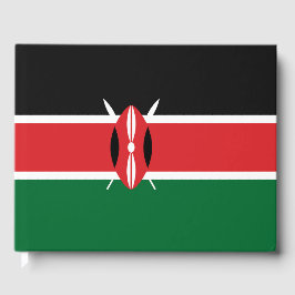 Kenia-Flagge Gästebuch