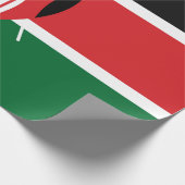 Kenia-Flagge Geschenkpapier (Ecke)
