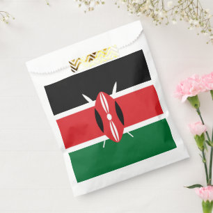 Kenia-Flagge Geschenktütchen