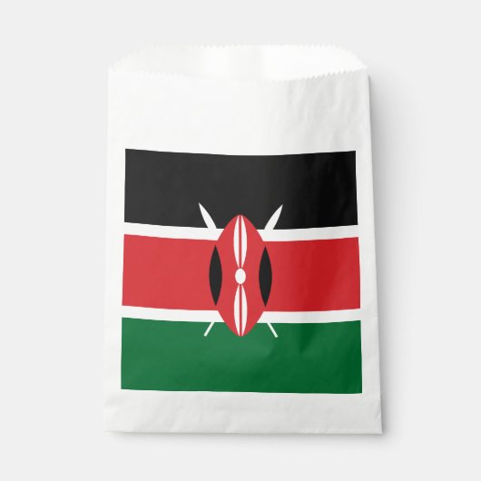 Kenia-Flagge Geschenktütchen (Vorderseite)