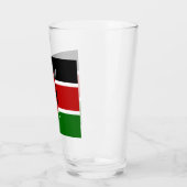 Kenia-Flagge  Glas (Links)