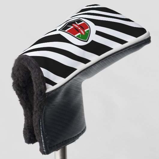 Kenia-Flagge Golf Headcover (3/4 Vorderseite)
