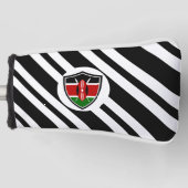 Kenia-Flagge Golf Headcover (Vorderseite)