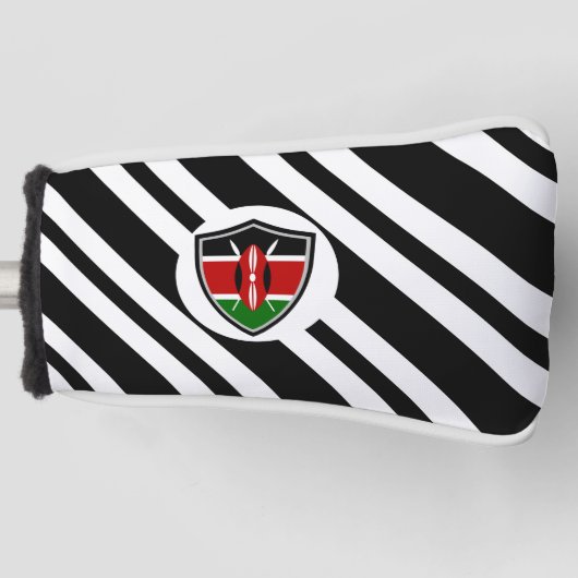 Kenia-Flagge Golf Headcover (Vorderseite)