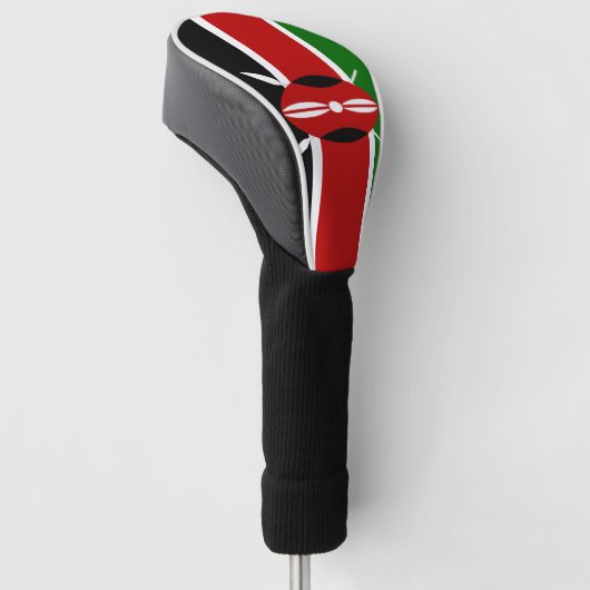 Kenia-Flagge Golf Headcover (angewinkelt)