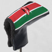 Kenia-Flagge Golf Headcover (3/4 Vorderseite)