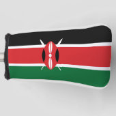 Kenia-Flagge Golf Headcover (Vorderseite)