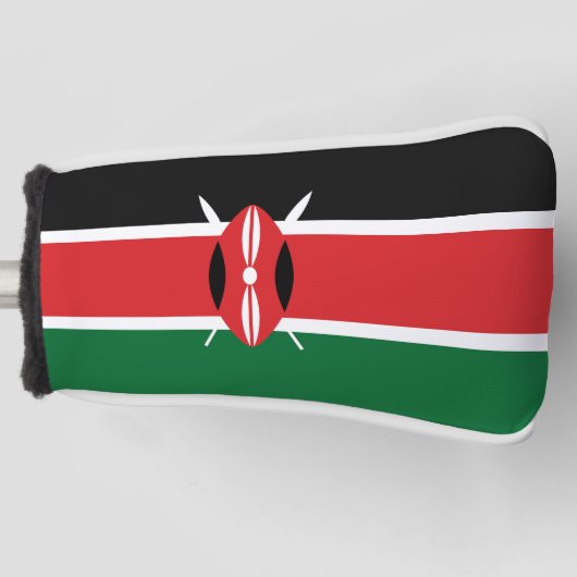Kenia-Flagge Golf Headcover (Vorderseite)