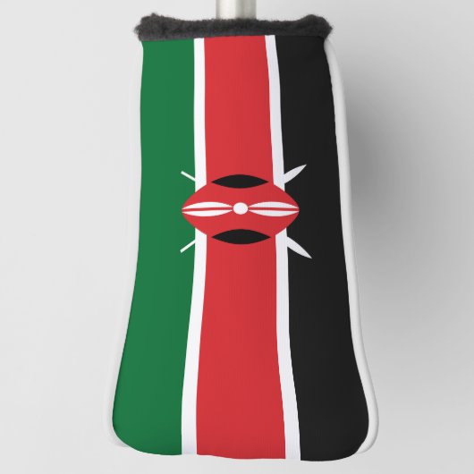Kenia-Flagge Golf Headcover (Rotieren 90)