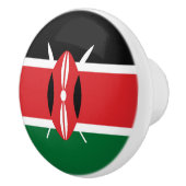 Kenia-Flagge Keramikknauf (Rechts)