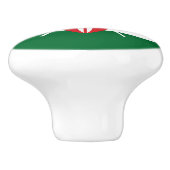 Kenia-Flagge Keramikknauf (Seitenansicht)