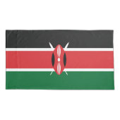 Kenia-Flagge Kissenbezug (Rückseite)
