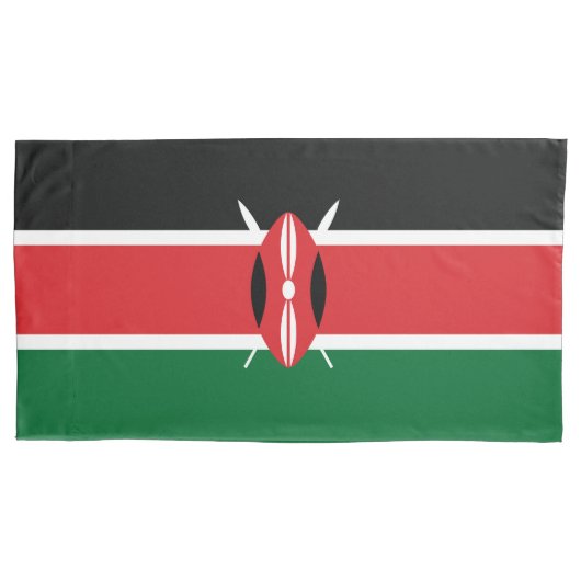 Kenia-Flagge Kissenbezug (Vorderseite)