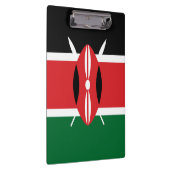 Kenia-Flagge Klemmbrett (Rechts)