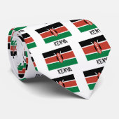 Kenia-Flagge Krawatte (Gerollt)