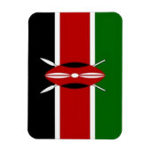 Kenia - Flagge - Magnet (Vertikal)
