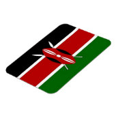 Kenia - Flagge - Magnet (Linke Seite)