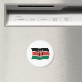 Kenia-Flagge-Magnet Magnet (In Situ (Geschirrspüler))