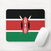 Kenia-Flagge Mousepad (Mit Mouse)