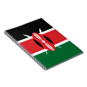 Kenia-Flagge Notizblock (Rechte Seite)