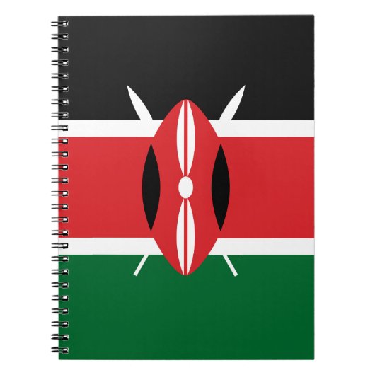 Kenia-Flagge Notizblock (Vorderseite)