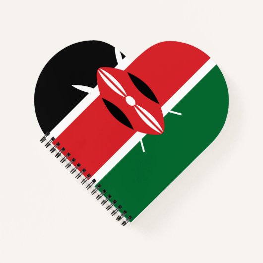 Kenia-Flagge Notizblock (Vorderseite)