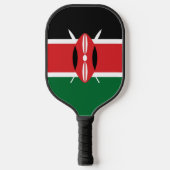 Kenia-Flagge Pickleball Schläger (Vorderseite)
