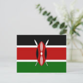 Kenia - Flagge - Postkarte (Stehend Vorderseite)
