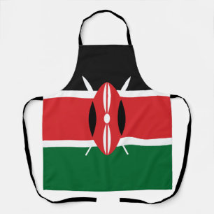 Kenia-Flagge Schürze
