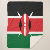 Kenia-Flagge Sherpadecke (Vorderseite)