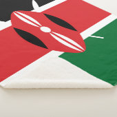 Kenia-Flagge Sherpadecke (3/4)