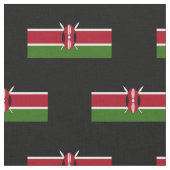 Kenia-Flagge Stoff (Nahaufnahme)