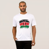 Kenia-Flagge T-Shirt (Vorne ganz)