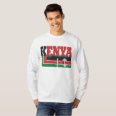 KENIA-FLAGGE T-Shirt (Vorne ganz)