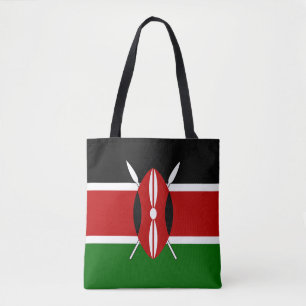 Kenia-Flagge Tasche