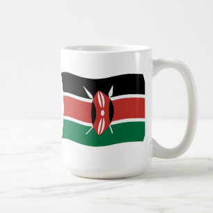 Kenia-Flagge Tasse