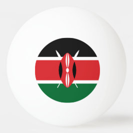 Kenia-Flagge Tischtennisball
