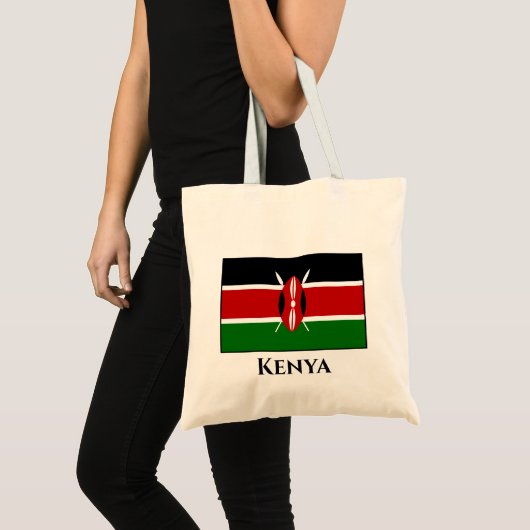 Kenia-Flagge Tragetasche (Vorderseite (Produkt))